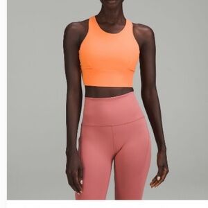 lululemon athletica Orange Racerback Sport Bra